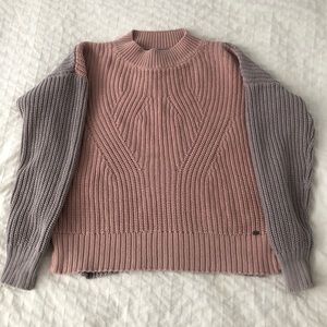 SuperDry: Pink and grey sweater